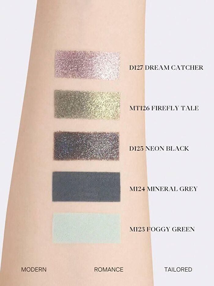 Joocyee Smokey Eyeshadow Single - 5 Colors - #D125 Neon Black