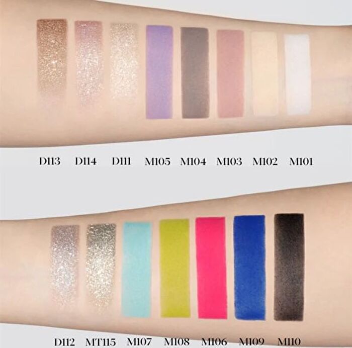 Glitter Eyeshadow Single - 5 Colors - #MT115 Cold Silver Gun