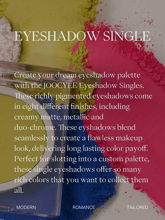 Vibrant Eyeshadow Single - 5 Colors - #M110 Black Leather