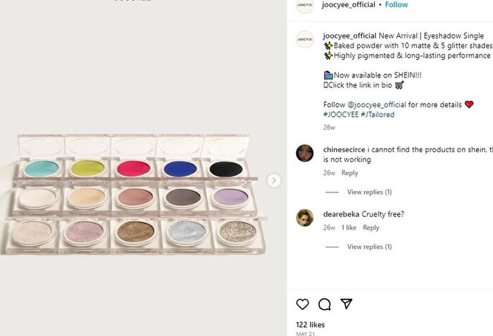 Vibrant Eyeshadow Single - 5 Colors - #M110 Black Leather