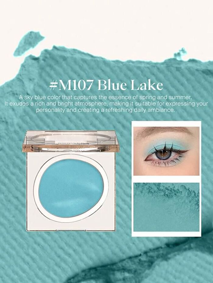 Vibrant Eyeshadow Single - 5 Colors - #M110 Black Leather