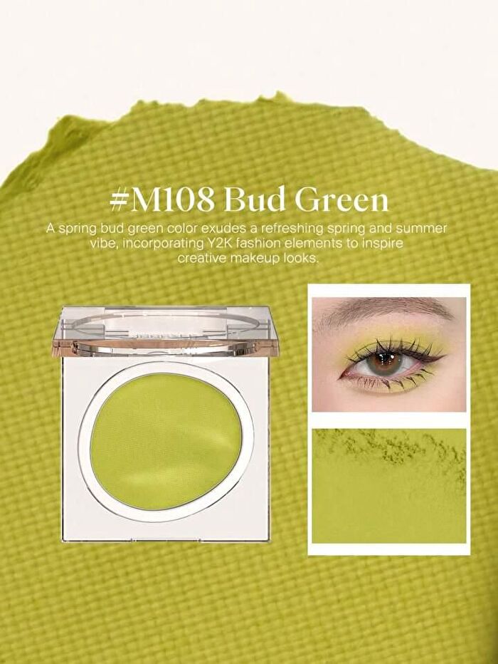 Vibrant Eyeshadow Single - 5 Colors - #M110 Black Leather