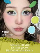 Vibrant Eyeshadow Single - 5 Colors - #M110 Black Leather
