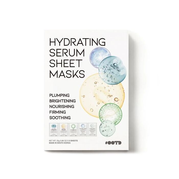 Ootd Hydrating Serum Sheet Mask Starter Kit - 25g x 5 sheets