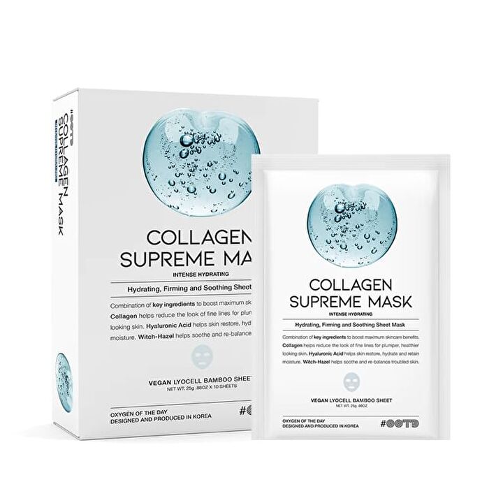 Ootd Collagen Supreme Mask Set - 25g x 10 sheets