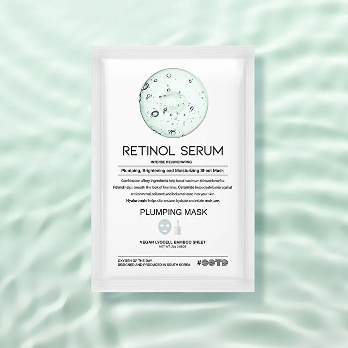 Ootd Retinol Serum Plumping Mask Set - 25g x 10 sheets