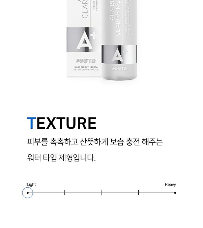 Ootd AHA BHA Clarifying Toner - 250ml