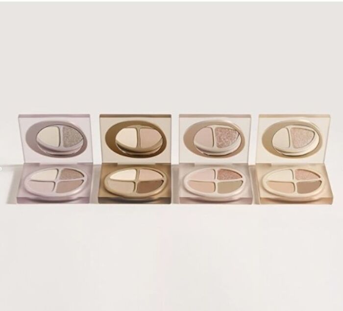 Joocyee Four-color Eyeshadow Palette - F13 Taro Nude - #F13 Taro Nude - 4.3g