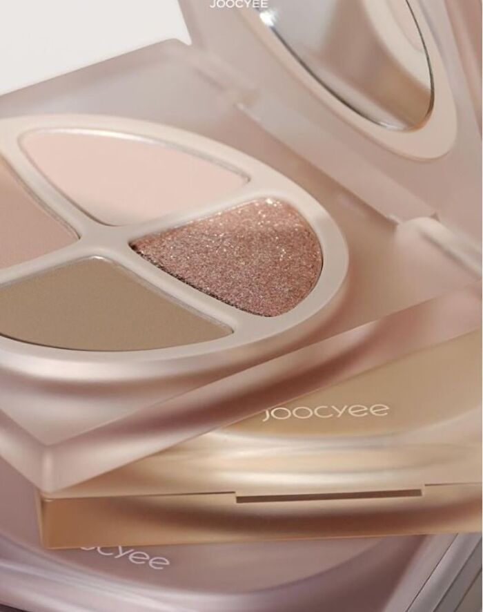 Joocyee Four-color Eyeshadow Palette - F13 Taro Nude - #F13 Taro Nude - 4.3g