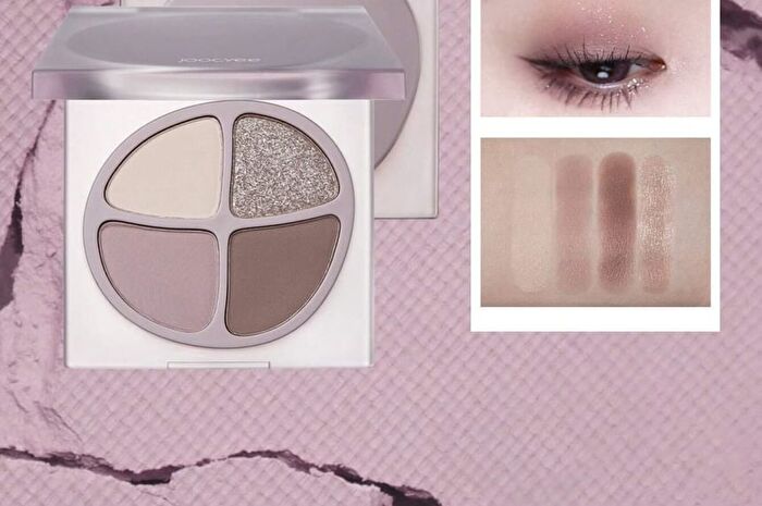 Joocyee Four-color Eyeshadow Palette - F13 Taro Nude - #F13 Taro Nude - 4.3g