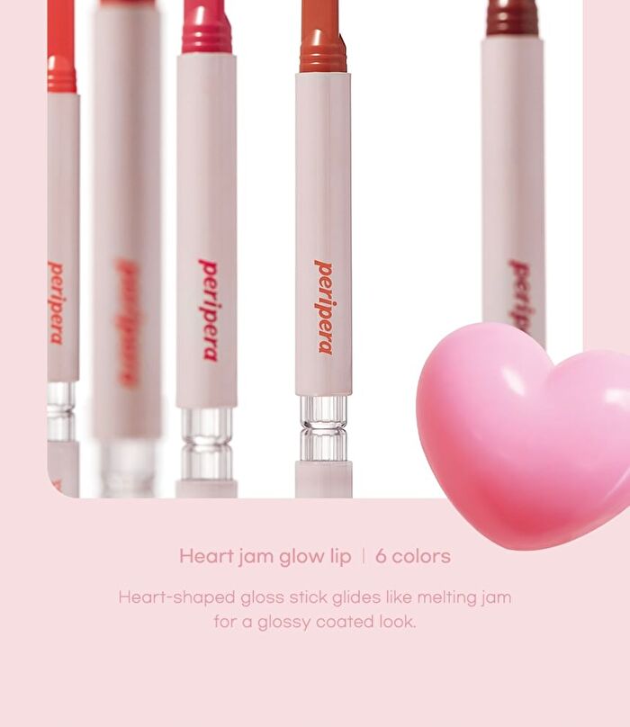 peripera Heart Jam Glow Lip - 6 Colors - #05 Berry Coke