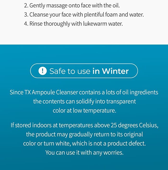 TX Ampoule Cleanser - 100ml
