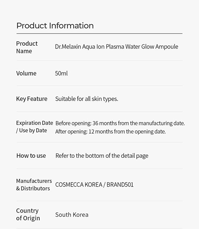 Aqua Ion Plasma Gel Cream - 50ml