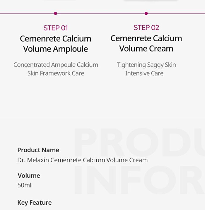 Cemenrete Calcium Intense Cream - 50ml
