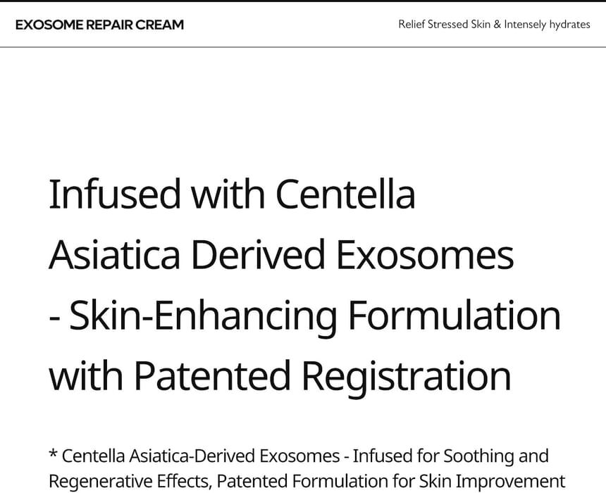 Exosome Repair Cream - 50ml