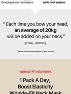 Wrinkle-Fit Neck Mask Set - 10g x 7 sheets