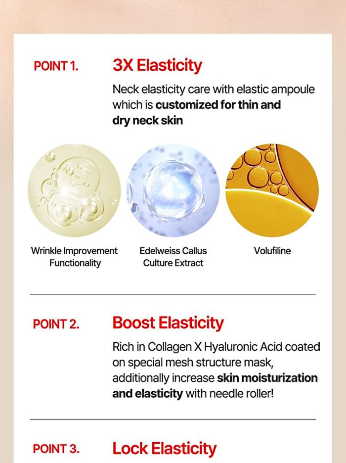 Wrinkle-Fit Neck Mask Set - 10g x 7 sheets