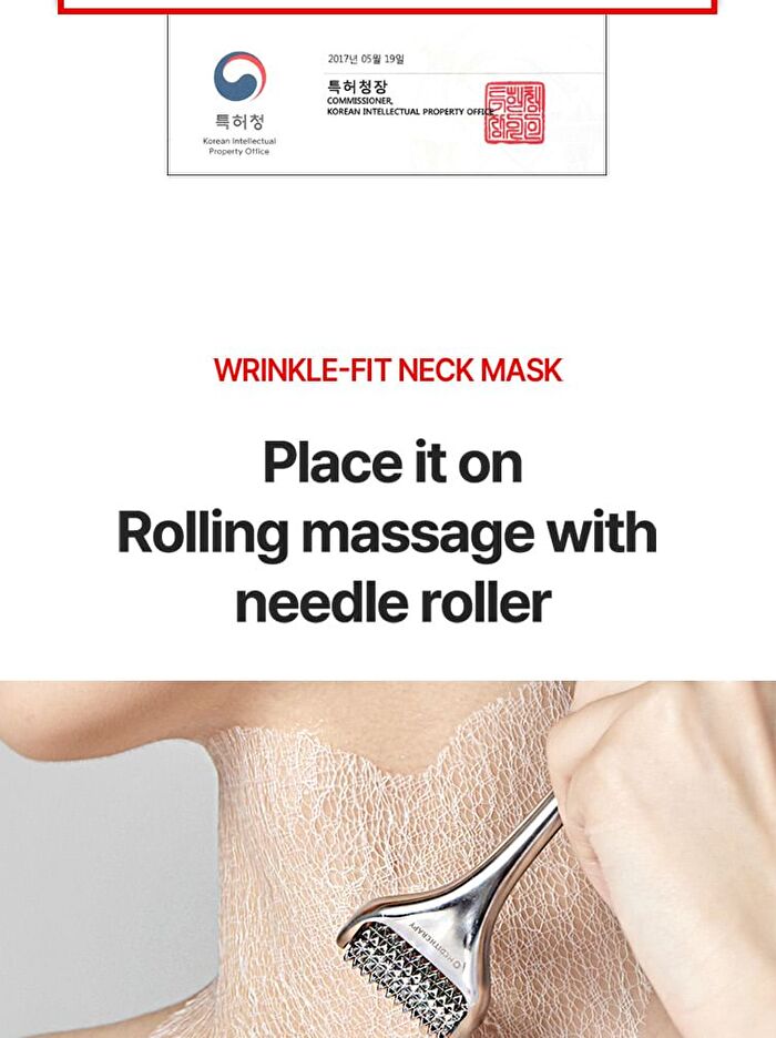Wrinkle-Fit Neck Mask Set - 10g x 7 sheets
