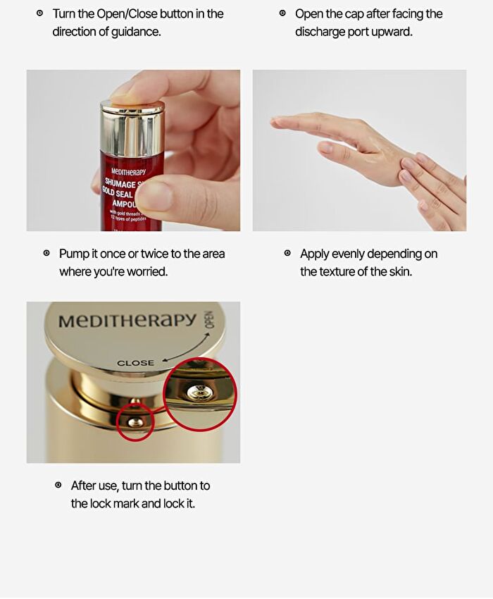Shumage Shot Gold Seal Lifting Ampoule - 12ml