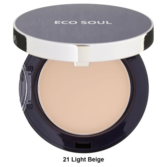 Eco Soul Perfect Cover Pact - 2 Colors - 2023 Version - #23 Natural Beige