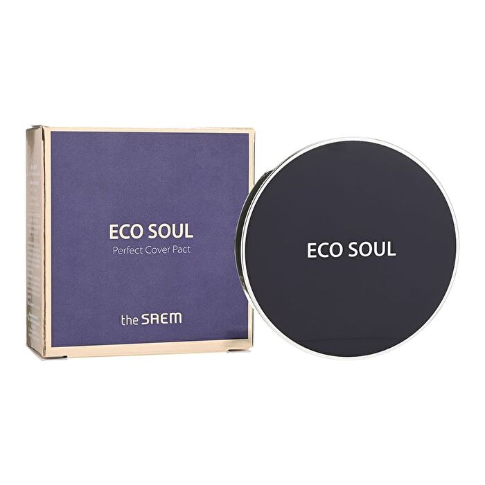 Eco Soul Perfect Cover Pact - 2 Colors - 2023 Version - #23 Natural Beige