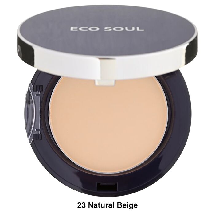 Eco Soul Perfect Cover Pact - 2 Colors - 2023 Version - #23 Natural Beige