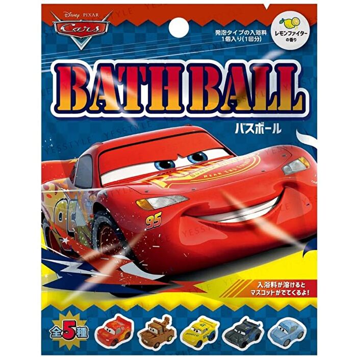 Manaburo Disney Pixar Cars 2 Lemon Fighter Bath Ball - 60g