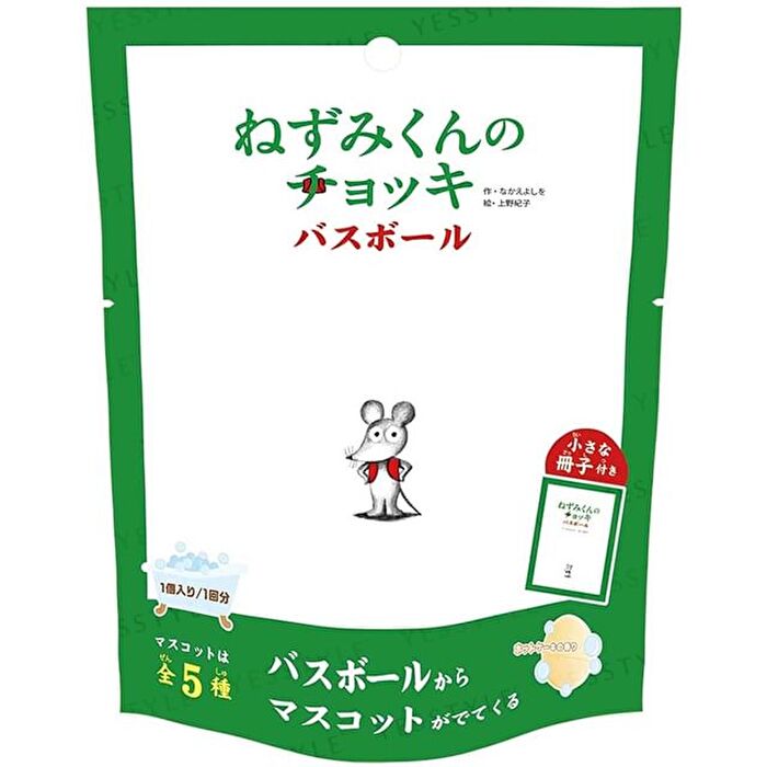Manaburo Mouse Vest Pancake Bath Ball - 80g - Random Style