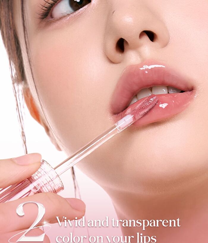 romand Glasting Color Gloss - 6 Colors - #01 Peony Ballet