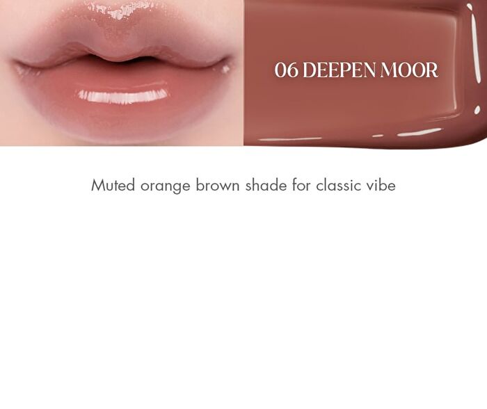 romand Glasting Color Gloss - 6 Colors - #06 Deepen Moor