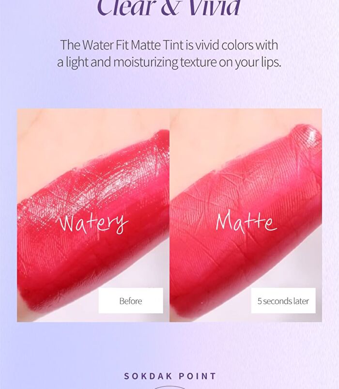 Waterfit Matte Tint - 6 Colors - #02 Glee