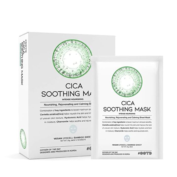 Ootd Cica Soothing Mask Set - 25g x 10 sheets