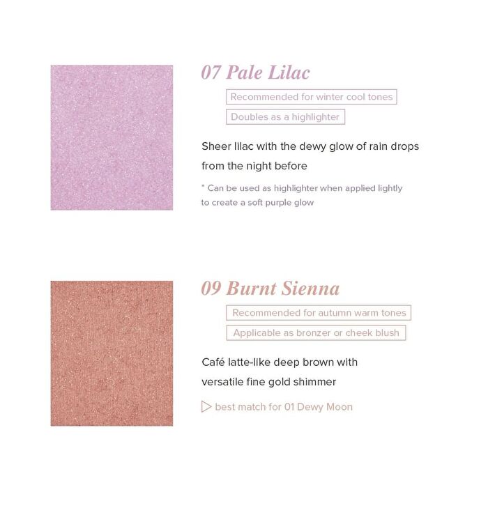 Baked Blush - 9 Colors - #07 Pale Lilac
