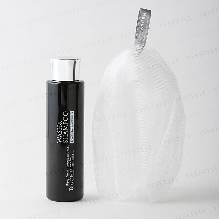Bio C.H.P Wash & Shampoo - 80g + Foaming Net