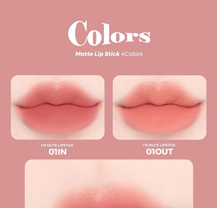 Blessed Moon I\'m Mute Lipstick - 4 Colors - #02 Out