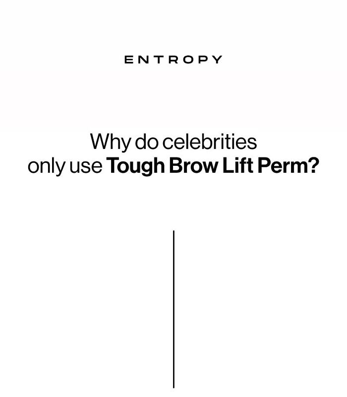Entropy Tough Brow Lift Perm Set - 3 pcs