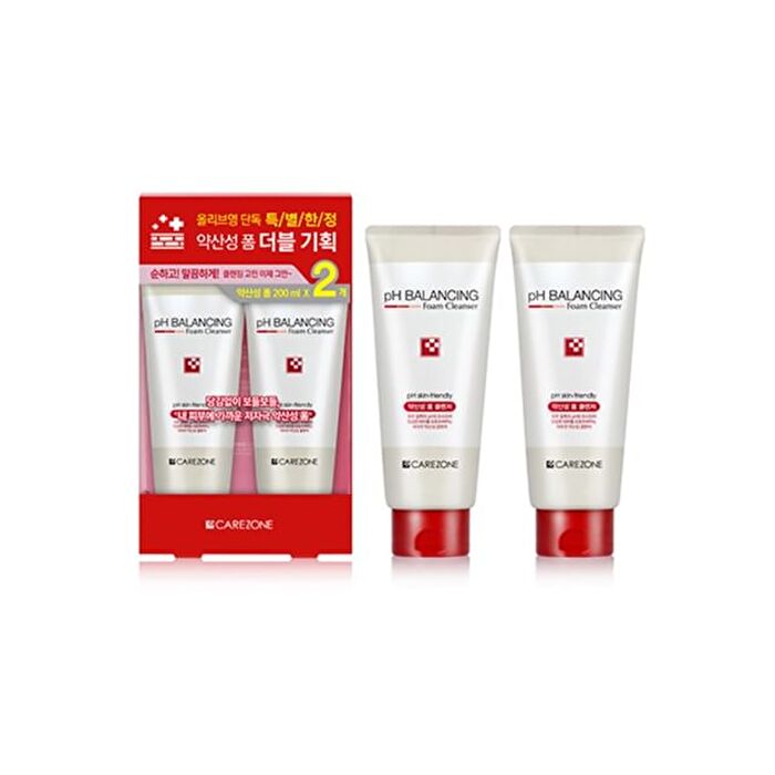 Carezone pH Balancing Foam Cleanser Duo Set - 2 pcs