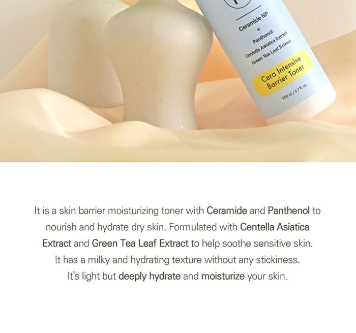 Cera Intensive Barrier Toner - 200ml
