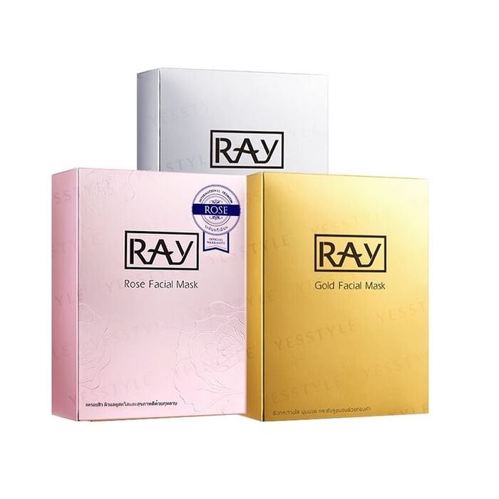 Ray Facial Mask - Gold - 10 pcs