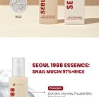 Ksecret SEOUL 1988 Essence : Snail Mucin 97% + Rice - 100ml