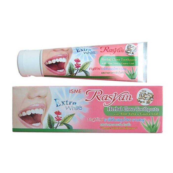 Extra White Herbal Clove Toothpaste With Aloe Vera & Guava Leaf - 30g