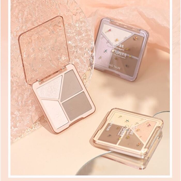 Gogo Tales Highlight Contouring Palette - 3 Colors - #G03 Autumn- 13.5g