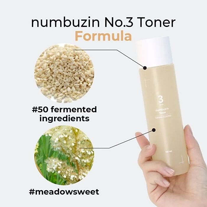numbuzin No. 3 Super Glowing Essence Toner Mini - 100ml