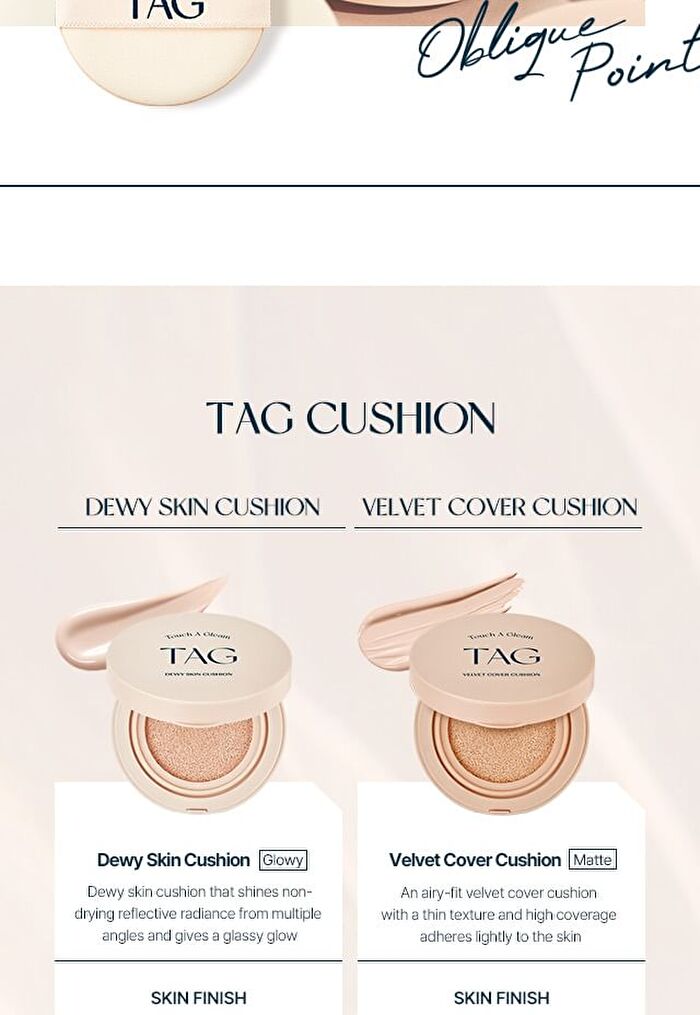 too cool for school TAG Dewy Skin Cushion - 2 Colors - #02 Nude Light