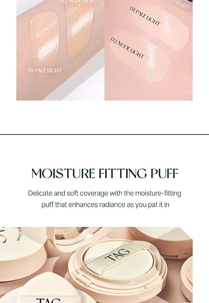 too cool for school TAG Dewy Skin Cushion - 2 Colors - #02 Nude Light