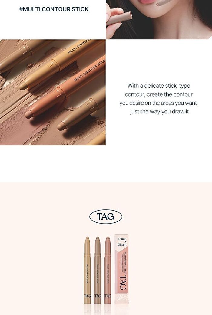 TAG Multi Contour Stick - 3 Colors - #02 Nude Brown