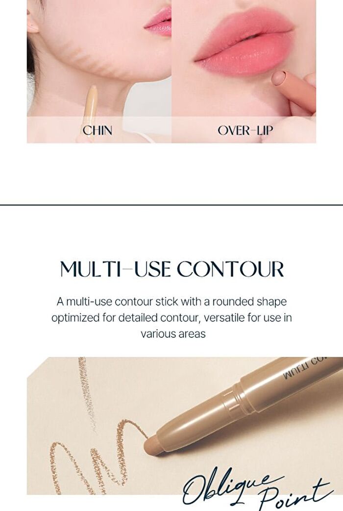 too cool for school TAG Multi Contour Stick - 3 Colors - #03 Nude Rosy