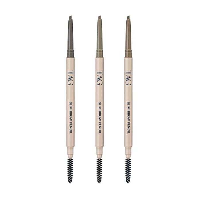 too cool for school TAG Slim Brow Pencil - 3 Colors - #02 Ash Brown