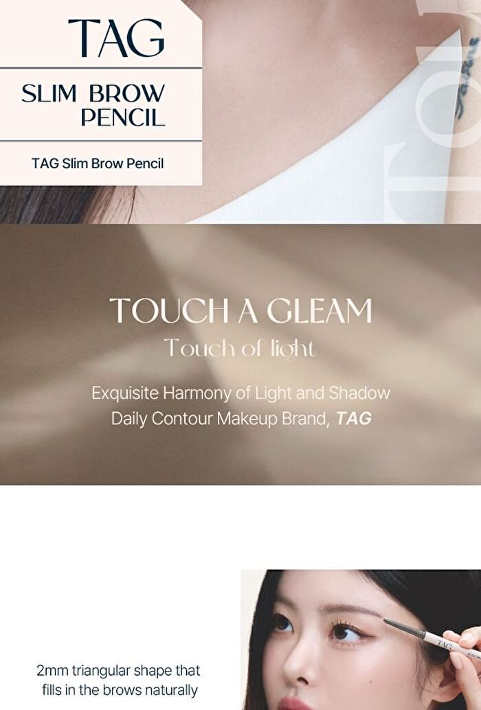 too cool for school TAG Slim Brow Pencil - 3 Colors - #03 Light Brown
