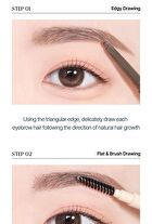 too cool for school TAG Slim Brow Pencil - 3 Colors - #03 Light Brown